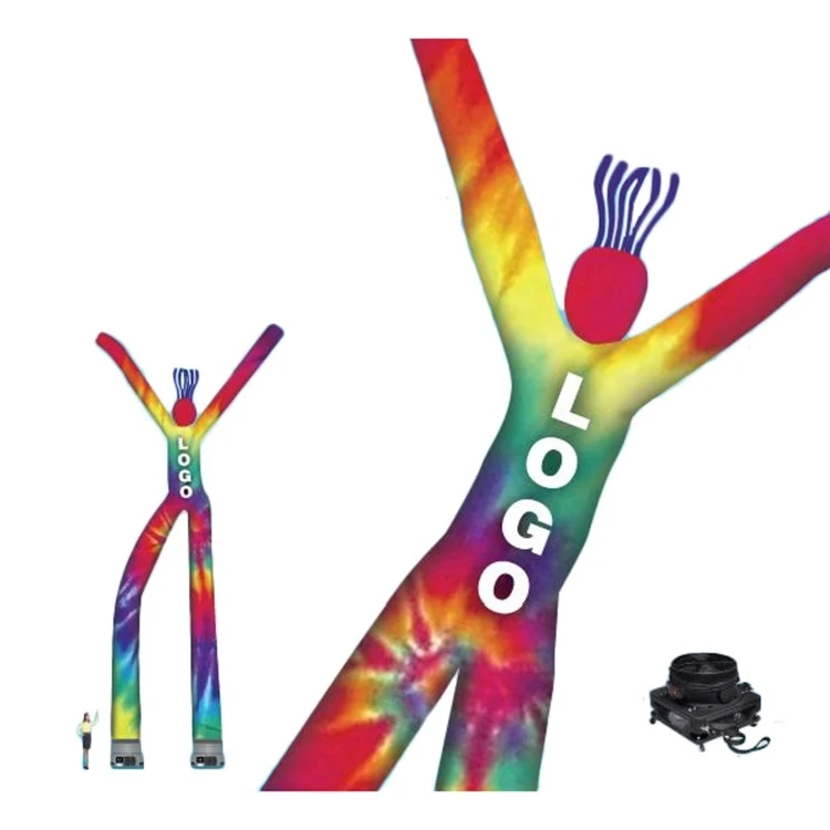 60 ft Inflatable Dancer 2 Legged Fabric with 24" Fan 1