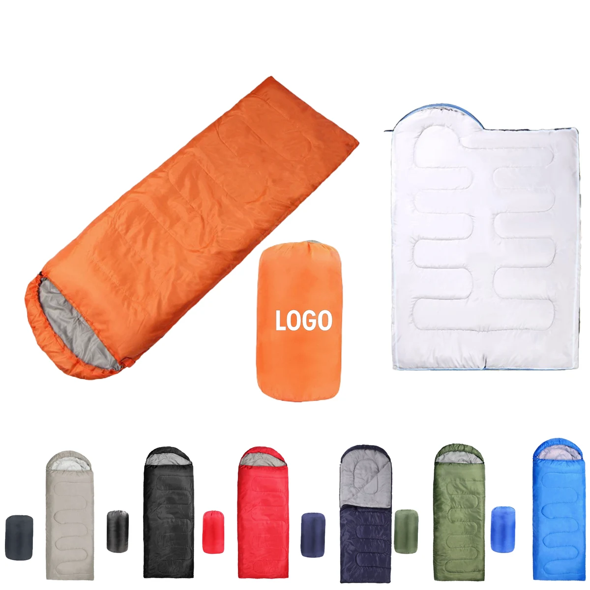 Lightweight Envelope Sleeping Bag With Carry Bag 1