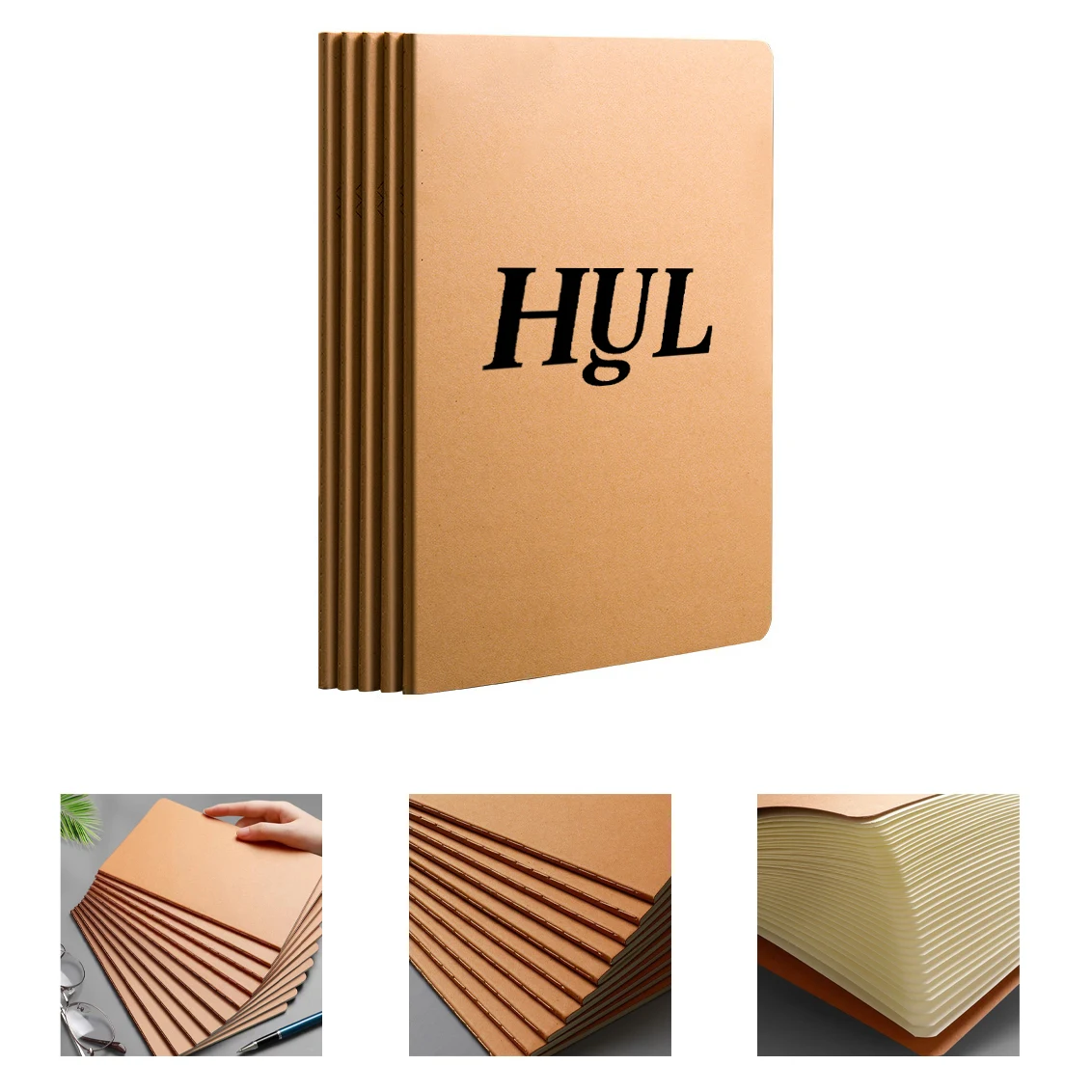 A5 Retro Kraft Paper Thin Notebook 1