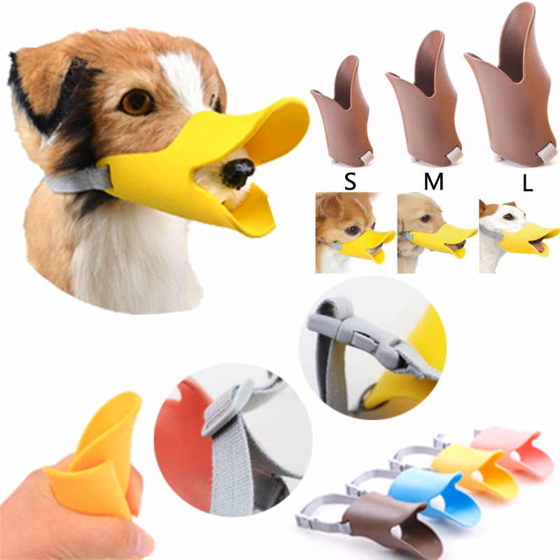 Small Silicone Pet Adjustbale Muzzle