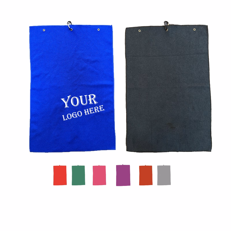 Golf Towel w/ Silver Grommet Ring
