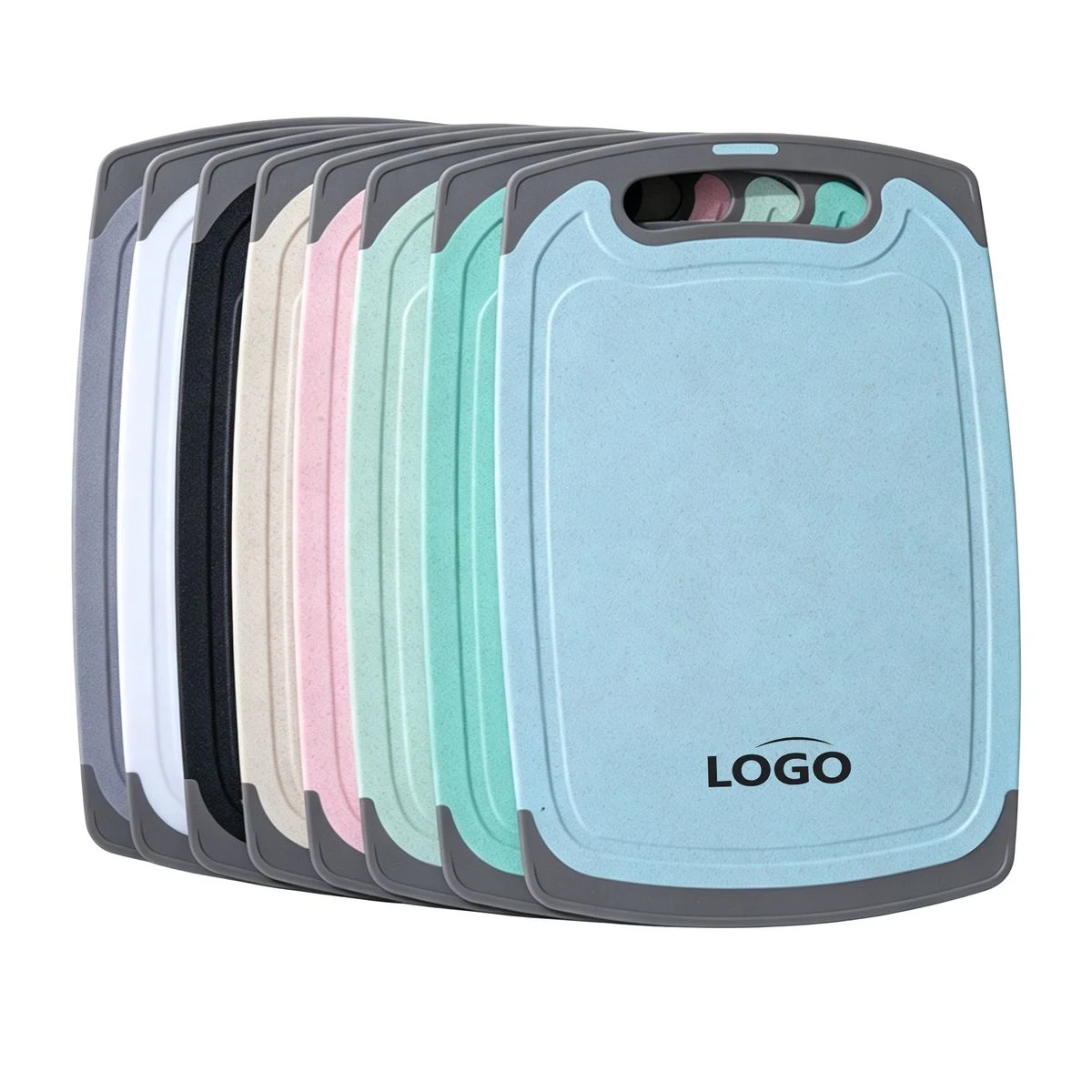 Dual Sided PP Cutting Board With Handle 1