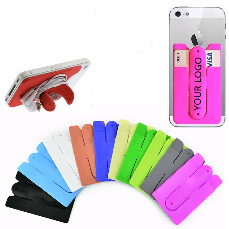 Card Holder With Cell Phone Stand
