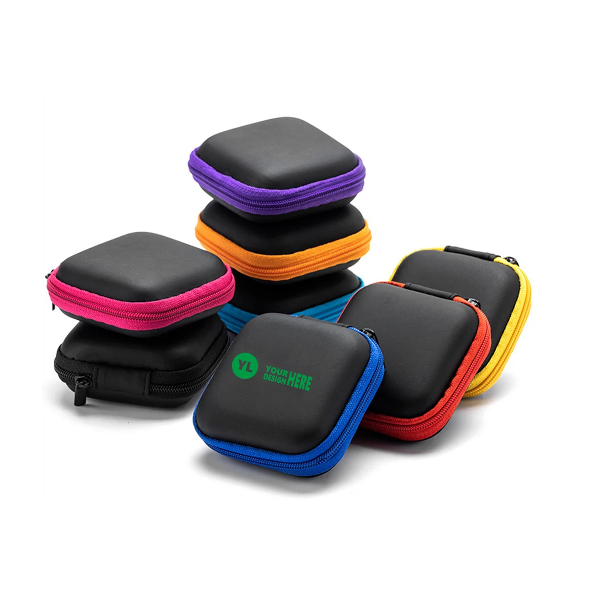 Square Earbuds Carrying Case 1