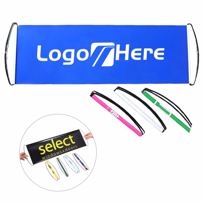 Portable Retractable Handheld Banner