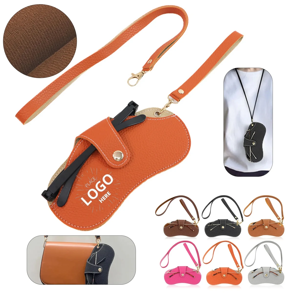 Leather Carrying Case For Eyewear 1