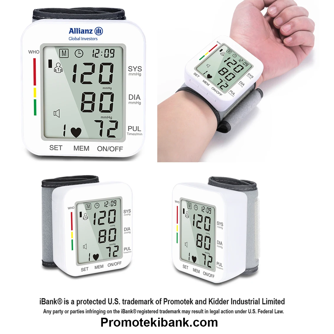 iBank ® Wrist Blood Pressure Monitor 1