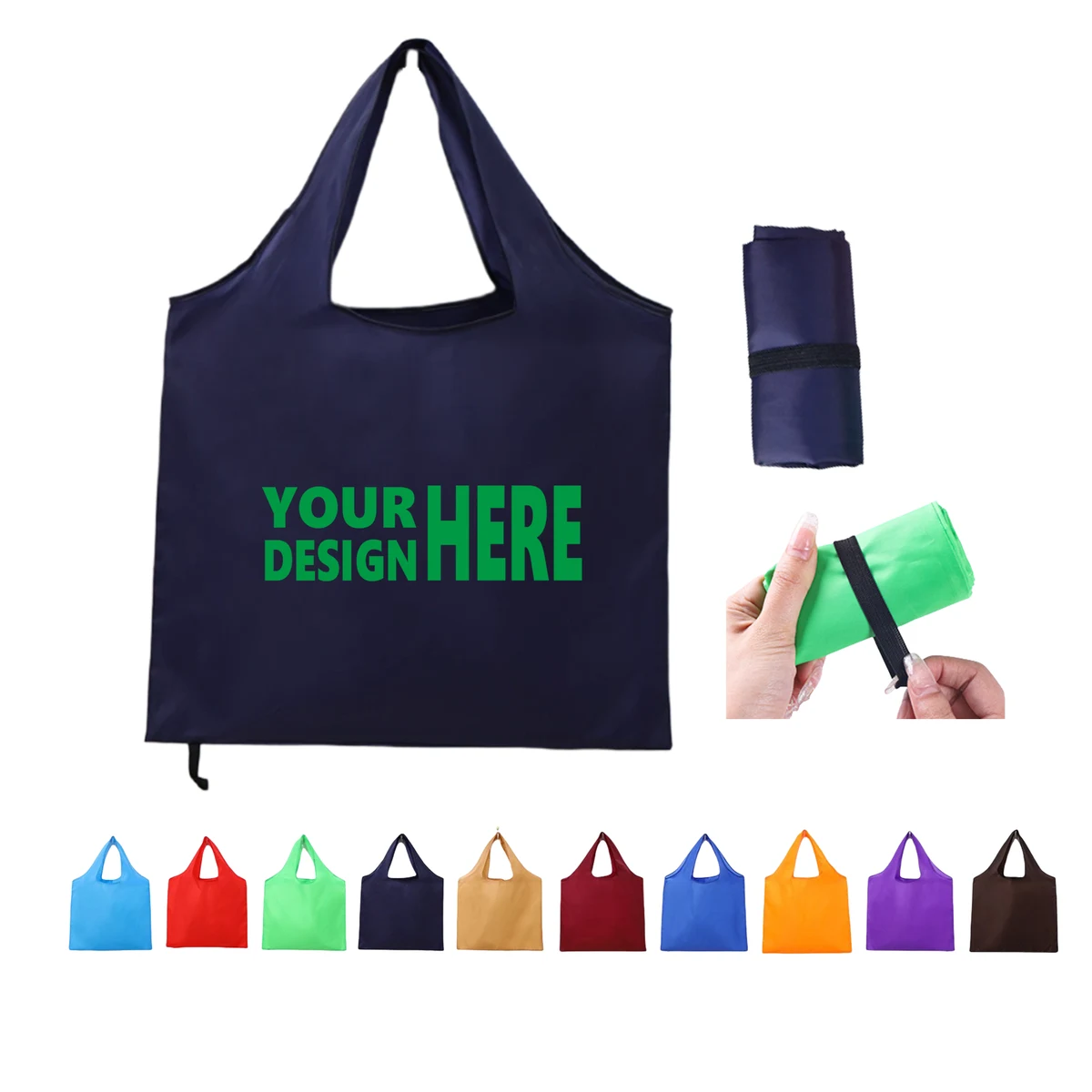Recycle Foldable Pocket Bag MOQ500 1