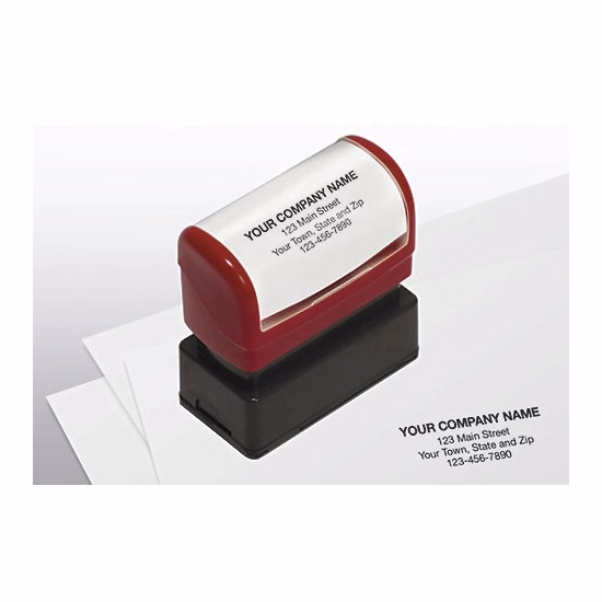 Stamp, Name And Address, Small - Pre-Inked