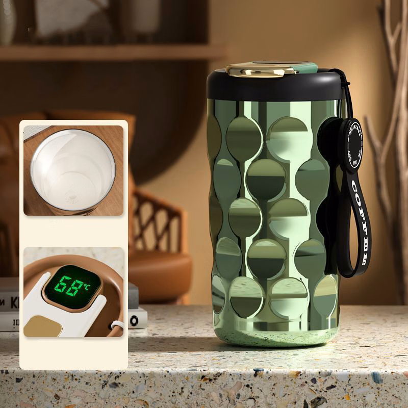 13.8oz Ceramic Lined Smart Stainless Steel Travel Cup