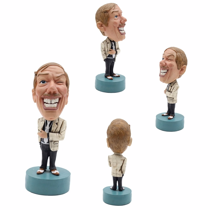 7" Resin Bobblehead Doll
