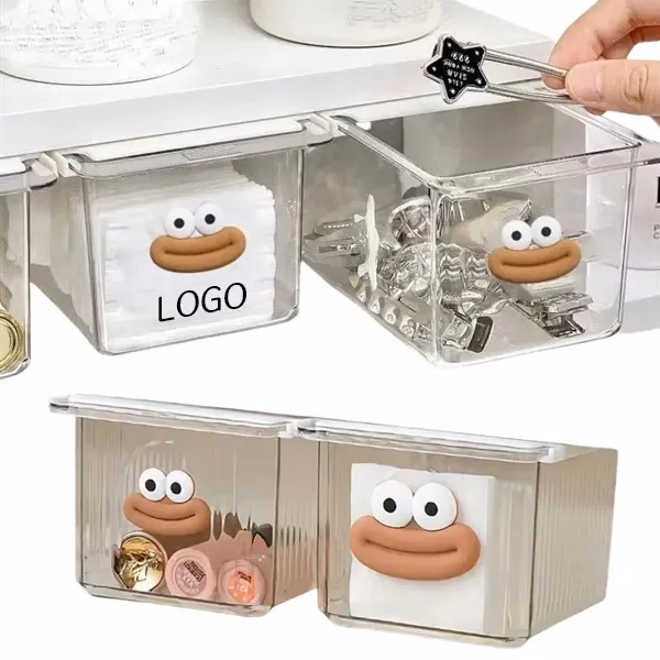 Mirror-Mounted Storage Box