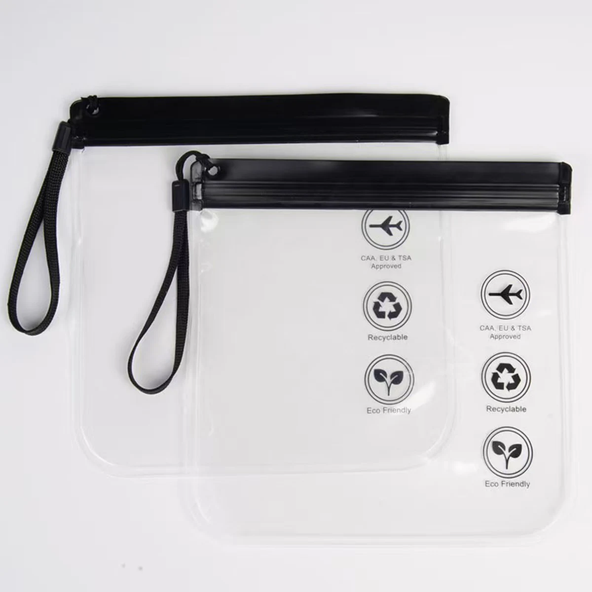 Clear Quart Size Travel Toiletry Bag 1