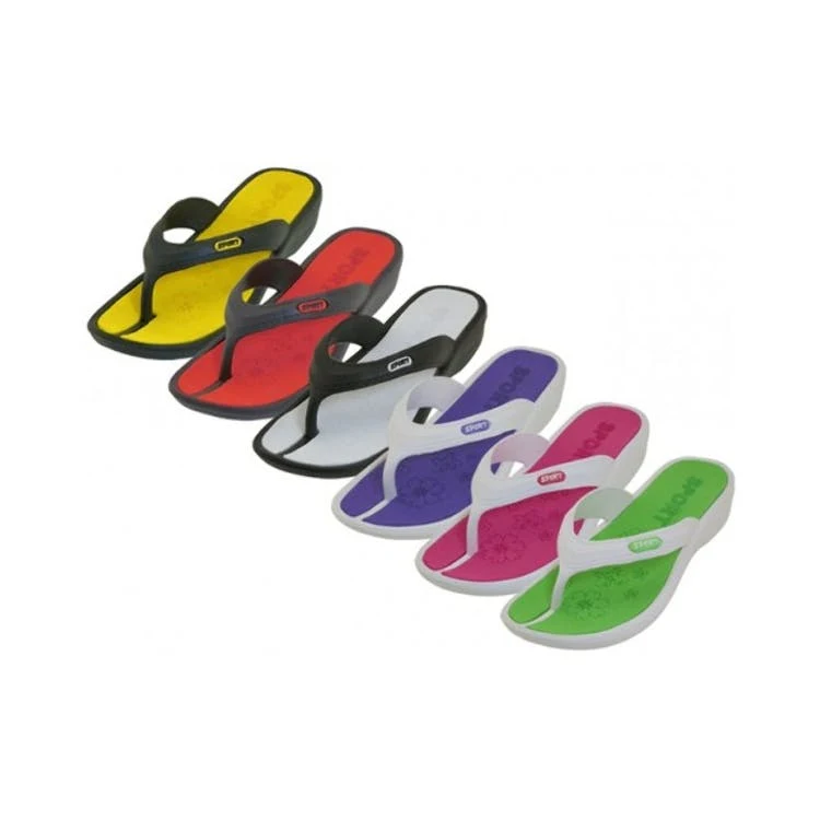 Women's EVA Two-Tone Flip Flops - Sizes 6-11 6 Combos 1