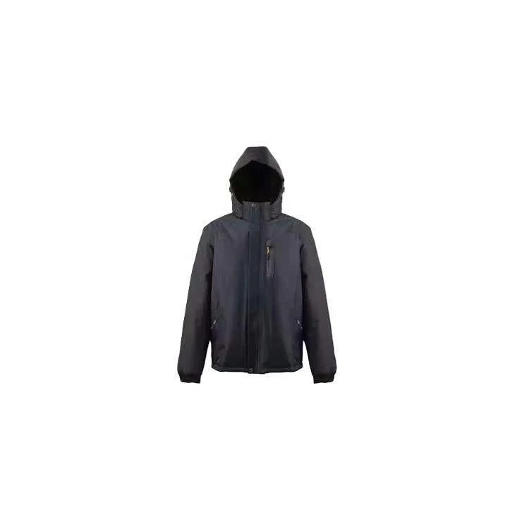 Men's Insulated PVC Coating Jackets Black S-2X 1