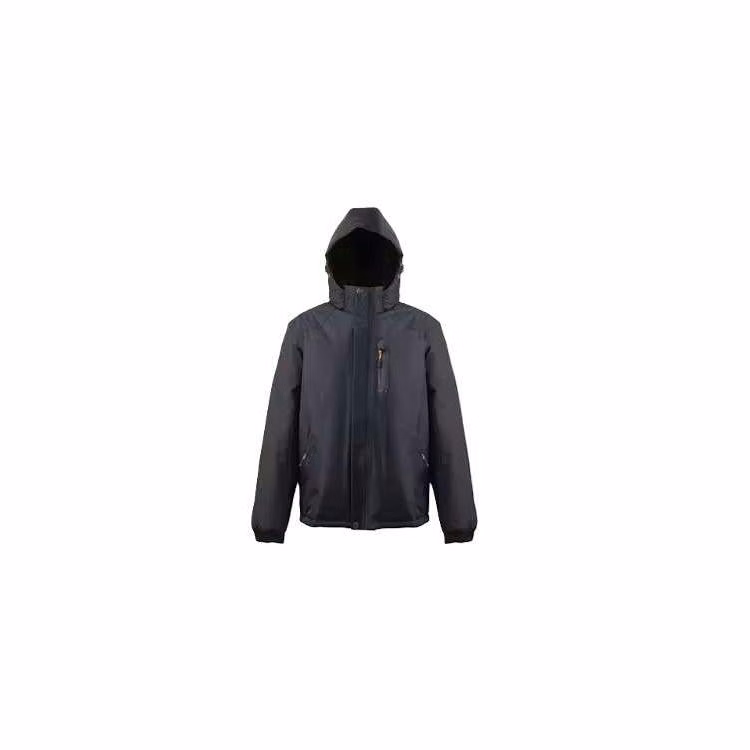 Men's Insulated PVC Coating Jackets Black S-2X