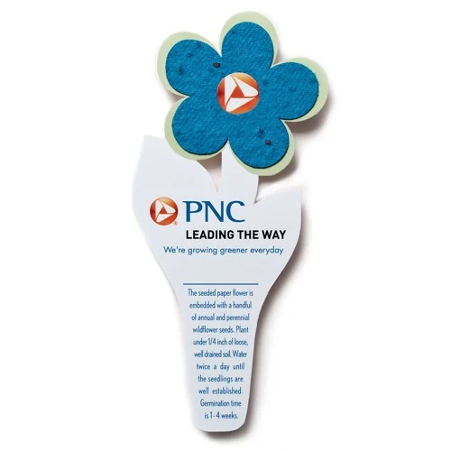 Seed Paper Flower Bookmark 1