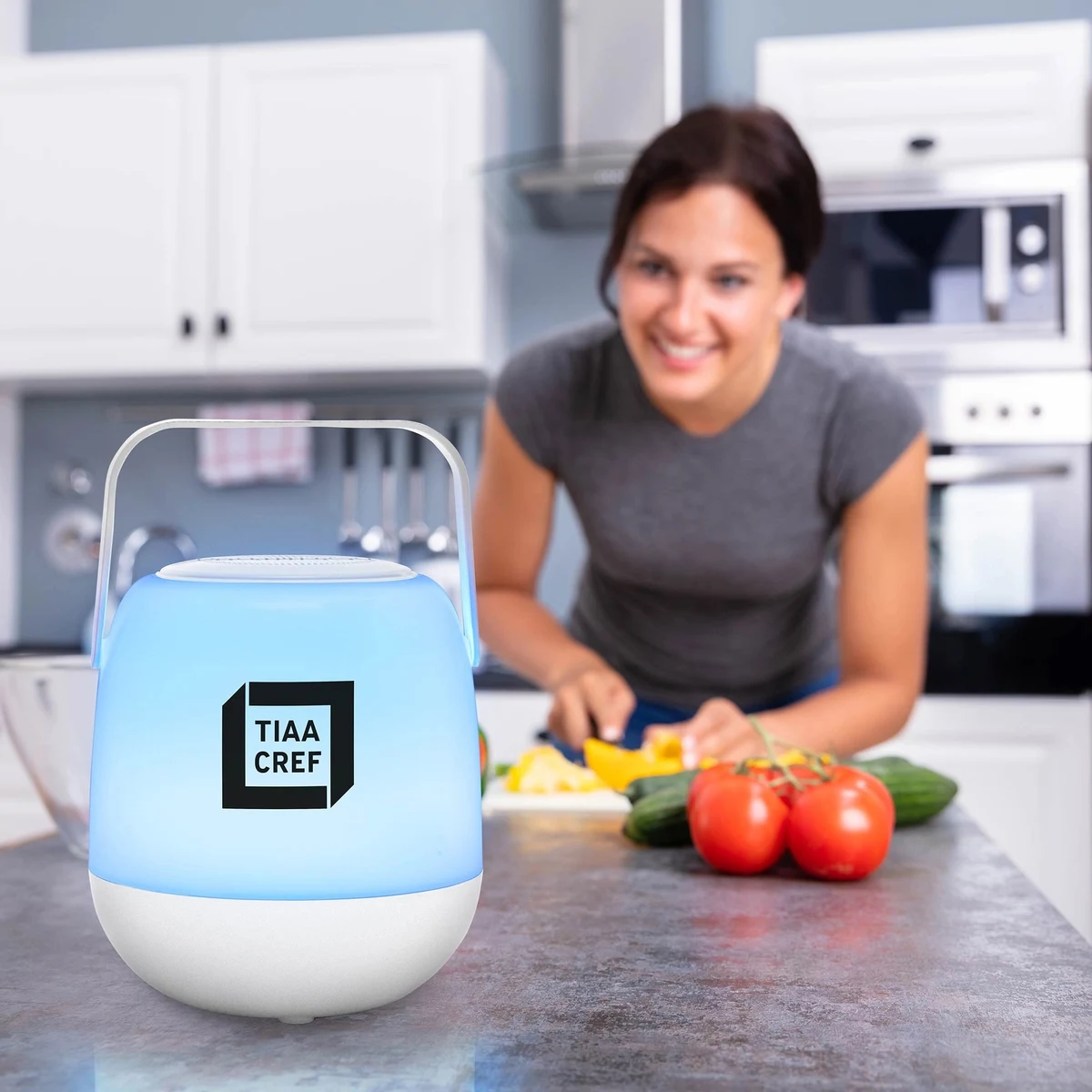 10-Watt Bluetooth Light-Up Speaker with Carrying Handle 1