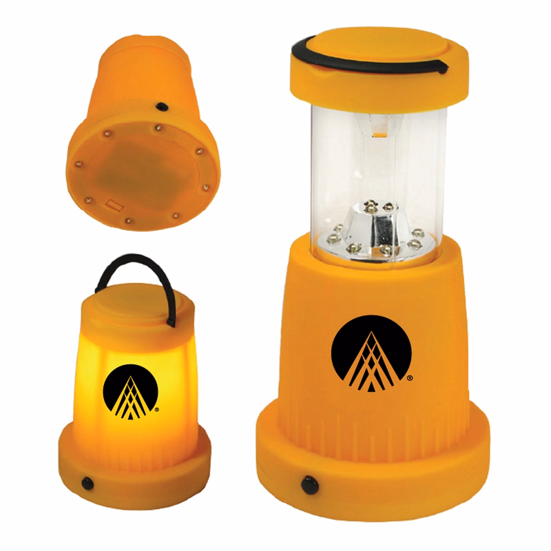 19 Led Rubberized Yellow Camping/Outdoor Lantern