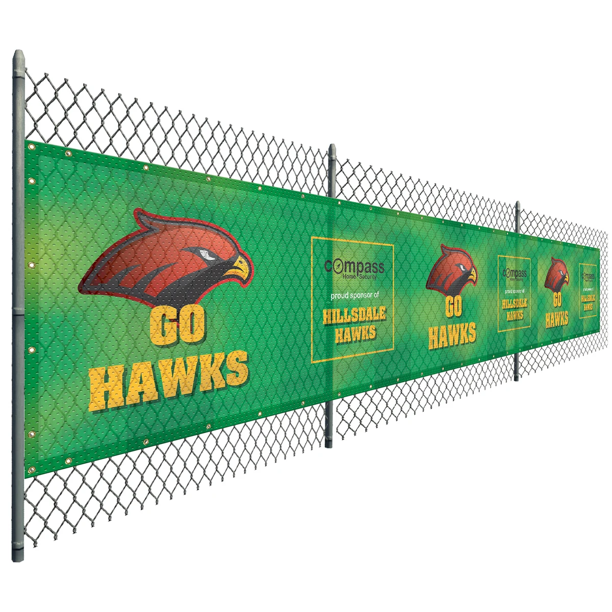 4' x 24' Polyester Mesh Banner 1
