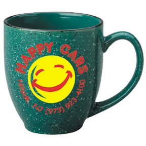 15 oz. Green Santa Fe Bistro Mug 1