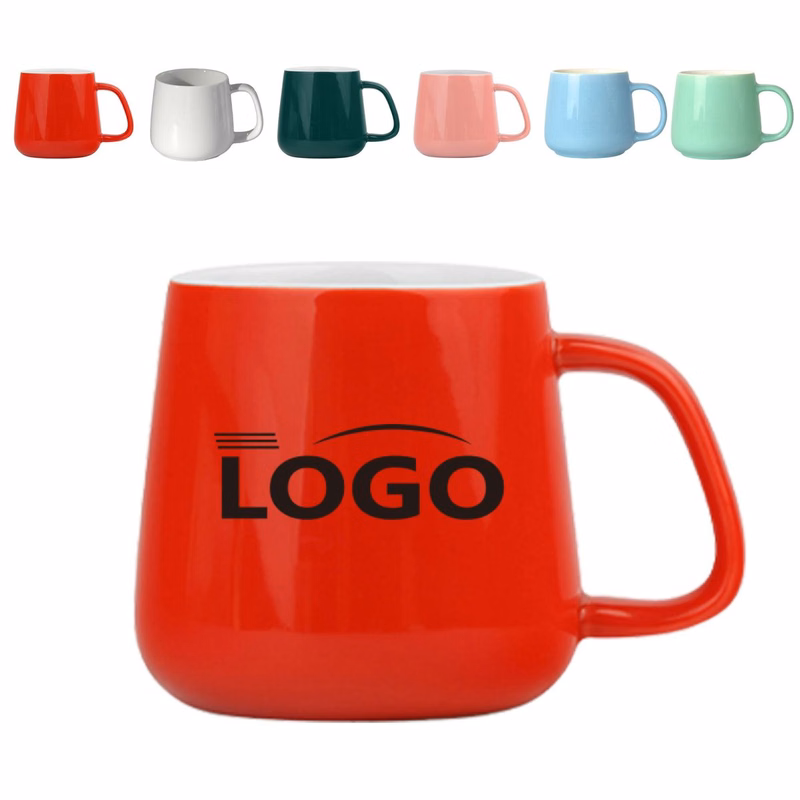 12Oz Glossy Ceramic Belly Mug