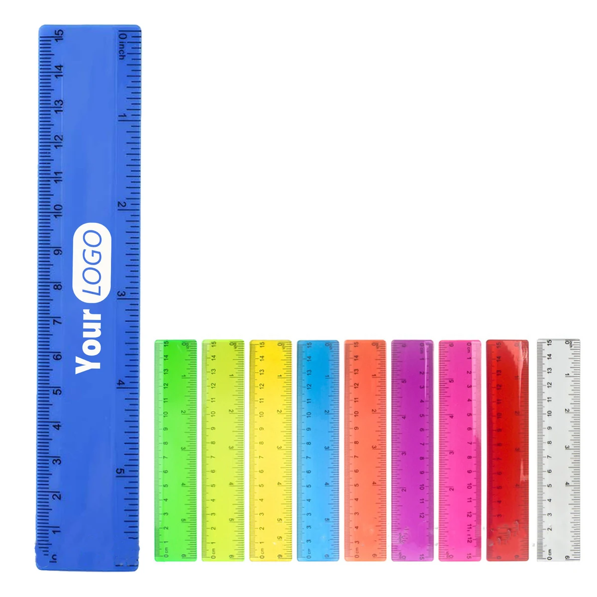 15cm Colored Plastic Rule 1