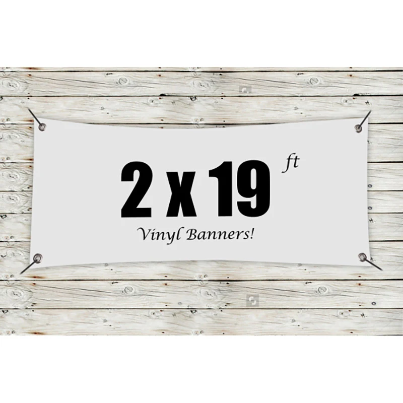 Custom 2' x 19' Vinyl Banners 1