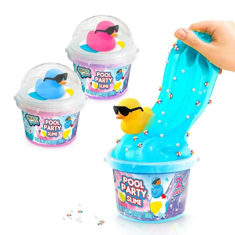 Duck Pool Party Stretchy Slime - Assorted 1