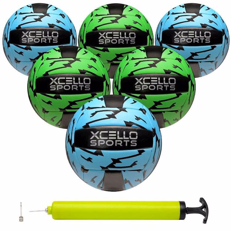 Volleyballs - Blue and Green Official Size 8.5"