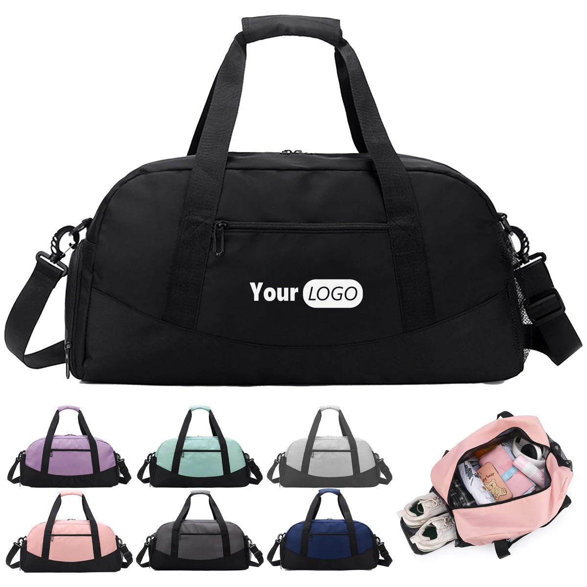 Polyester Outdoor Dry Wet Separation Yoga Bag 1