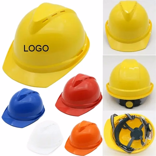 V shape Breathable Worker's Safety Helmet