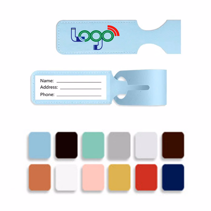 Customizable PU Leather Luggage Tag