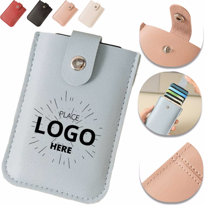 Snap Lock PU Card Wallet