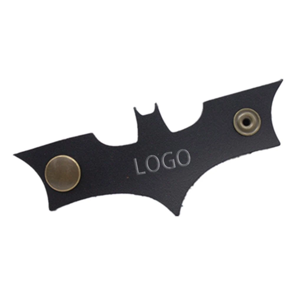 Bat Shape Leather Ear Bud Cable Organizer 1