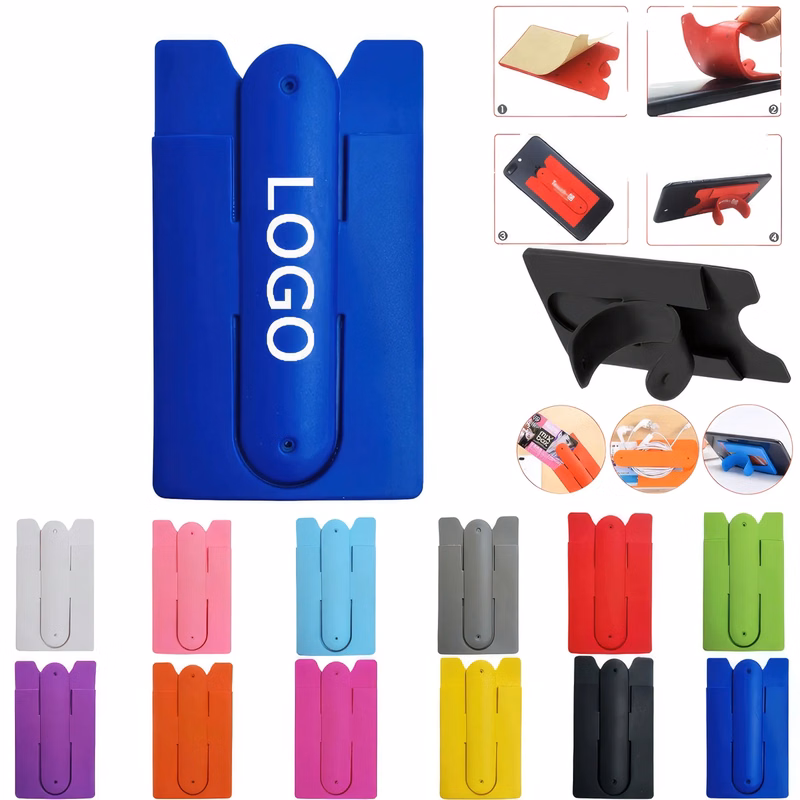 Silicone Phone Card Holder Desktop Lazy Stand