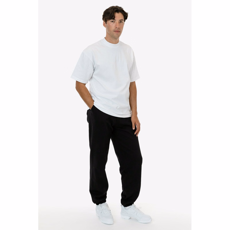 10 OZ MID-WEIGHT POLY COTTON FLEECE WIDE SWEATPANT
