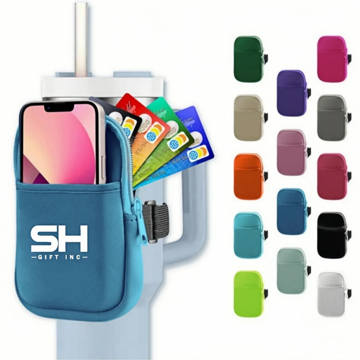Water Bottle Pouch with Adjustable Strap 1