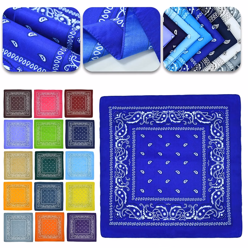 Cotton Bandanna Square Scarf
