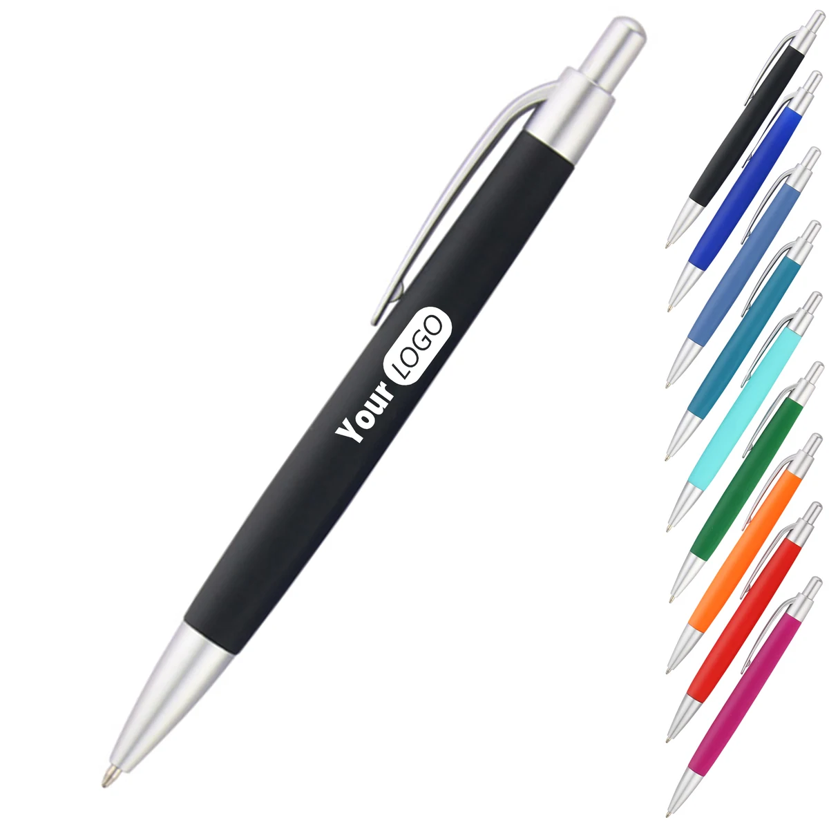 Slim Grip Plastic Click Pen 1