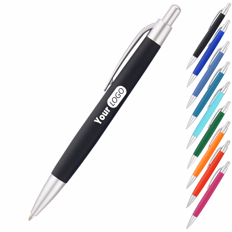 Slim Grip Plastic Click Pen