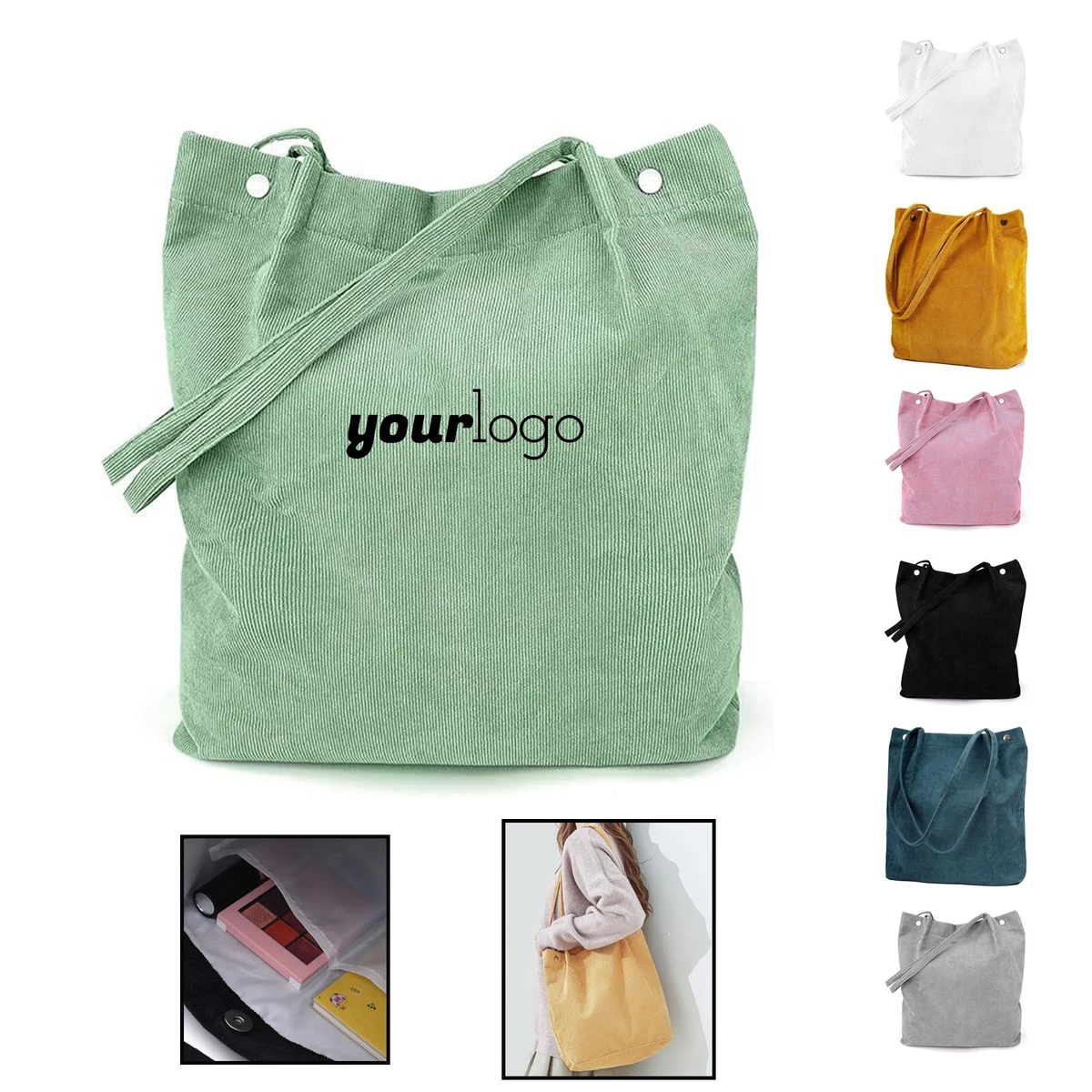 Hand Shopping Bag, custom tote bag with logo imprint 1