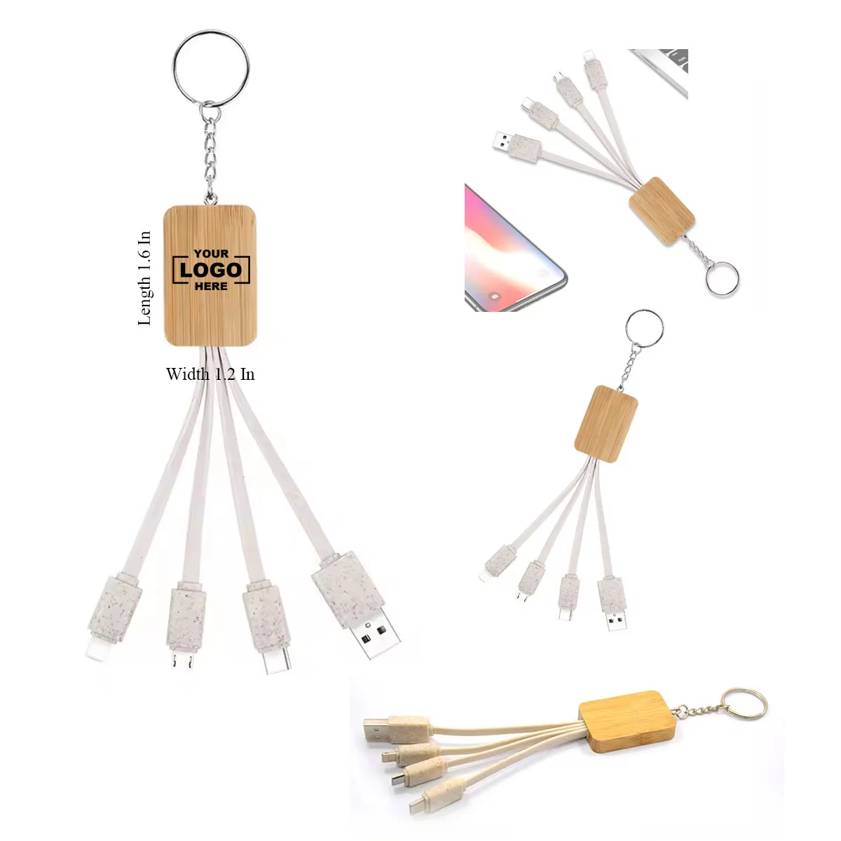 Bamboo 3 in 1 USB Charge Cable 1
