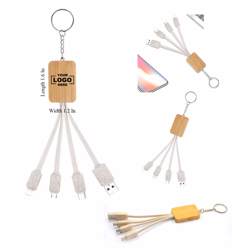 Bamboo 3 in 1 USB Charge Cable