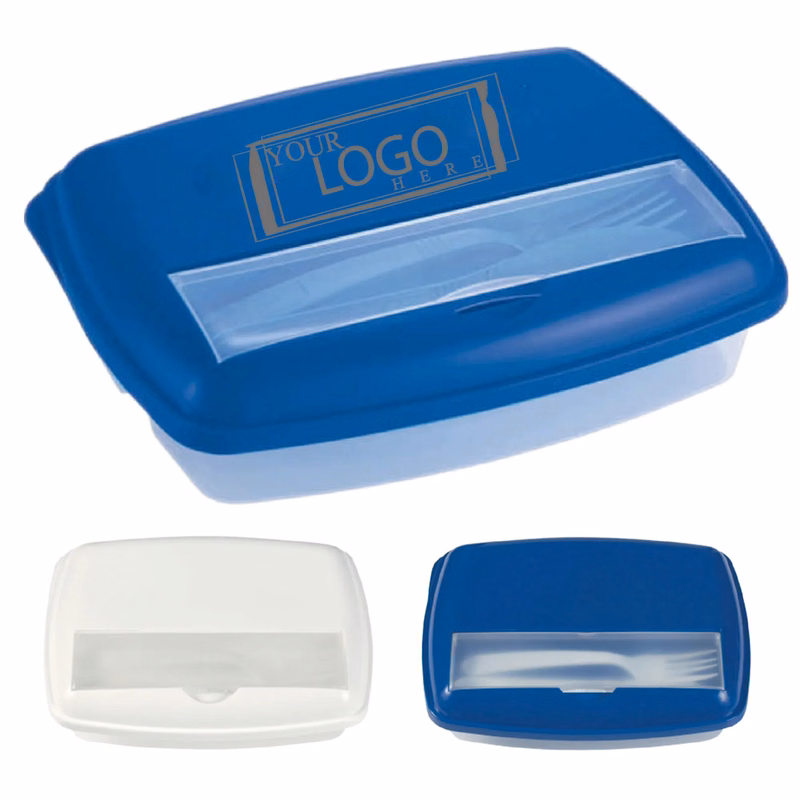 Custom Printed 3-Section Lunch Container