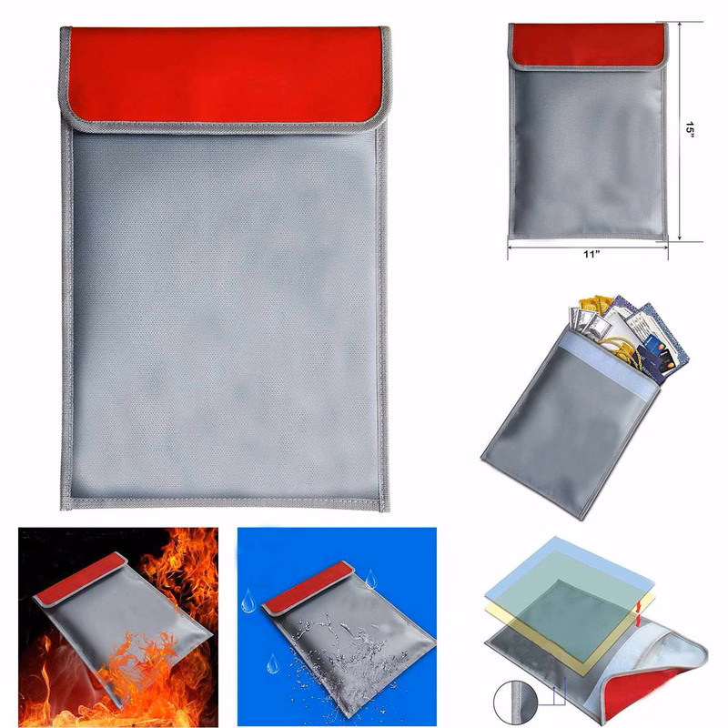 Waterproof And Fireproof File Bag