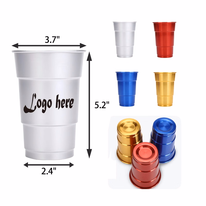 16 OZ Custom Aluminum Drinking Cup