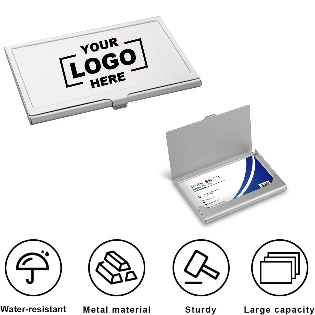 Portable Alloy Business Card Case 1
