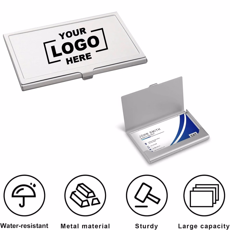 Portable Alloy Business Card Case