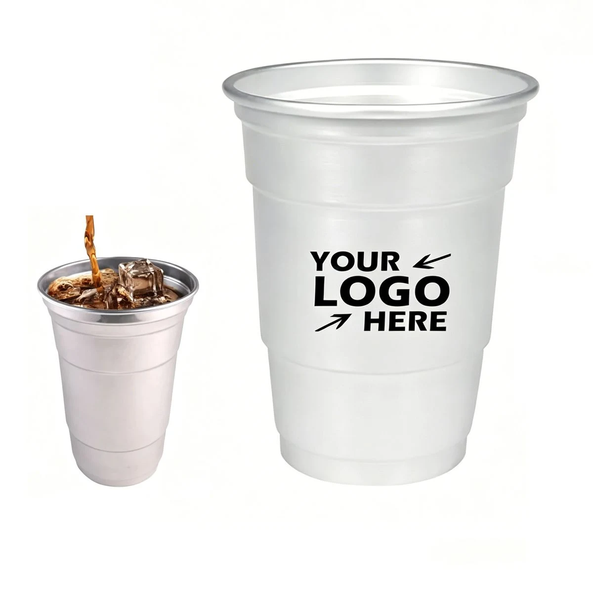 Custom 15 Oz Recyclable Party Aluminum Cup 1